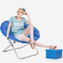 Wholesale Price Fashionable Portable Sofa Sun Lounger Leisure Round Moon Folding Chair